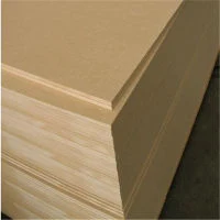 MDF llano crudo de la melamina del MDF HDF de 18m m para el tablero laminado del gabinete de cocina