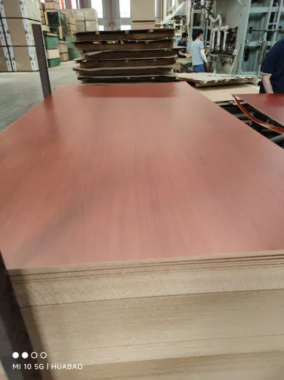 Tablero de melamina laminada, MDF de melamina Hmr para muebles gabinete